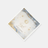 Celestial Sun, maan, Waterverf sterren Servet (Hoek)