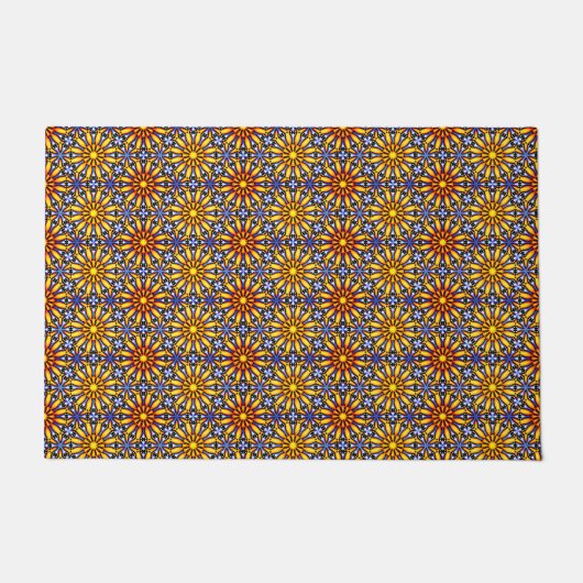 Celestial Sun Mandala Deurmat (Voorkant)