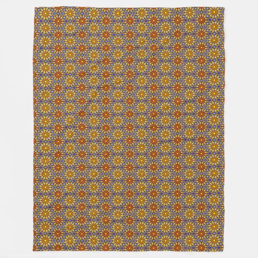 Celestial Sun Mandala  Fleece Deken (Voorkant)