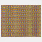 Celestial Sun Mandala  Fleece Deken (Voorkant (Horizontaal))