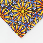 Celestial Sun Mandala  Fleece Deken (Hoek)