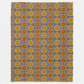 Celestial Sun Mandala Fleece Deken (Voorkant)