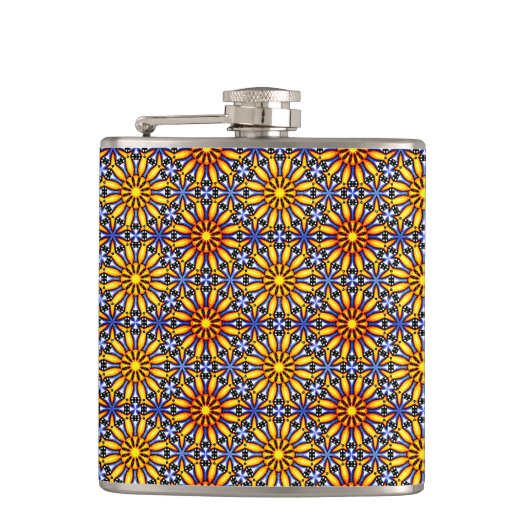 Celestial Sun Mandala Heupfles (Voorkant)