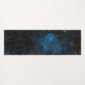 Celestial Sun Monogram Naam Glitter Navy Cool Yogamat (Achterkant (horizontaal))