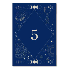 Celestial sun moon cosmic ethereal wedding  kaart