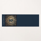 Celestial Sun Moon gepersonaliseerd Yogamat (Voorkant (horizontaal))
