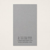 Celestial Sun Moon Kraft Sieraden Display Visitekaartje (Achterkant)