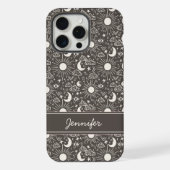 Celestial Sun & Moon Phone Case | Custom Name iPhone Hoesje (Achterkant)