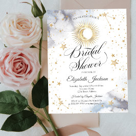 Celestial Sun, Moon, Sterren Vrijgezellenfeest Kaart