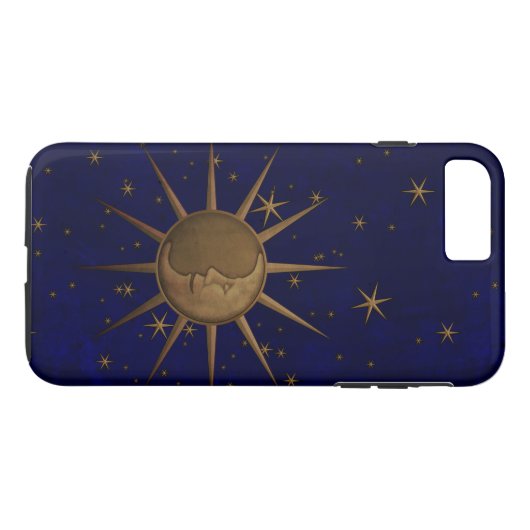 Celestial Sun Moon Sterrennacht Case-Mate iPhone Case (Achterkant (Horizontaal))