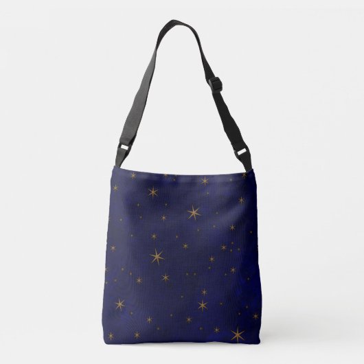 Celestial Sun Moon Sterrennacht Crossbody Tas (Achterkant)