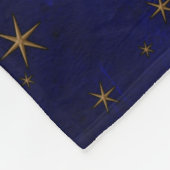 Celestial Sun Moon Sterrennacht Fleece Deken (Hoek)