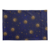 Celestial Sun Moon Sterrennacht Kussensloop (Achterkant-Rechts)