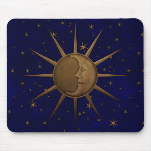 Celestial Sun Moon Sterrennacht Muismat