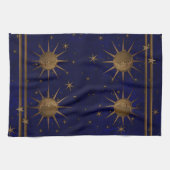 Celestial Sun Moon Sterrennacht Theedoek (Horizontaal)