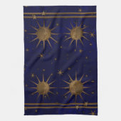 Celestial Sun Moon Sterrennacht Theedoek (Verticaal)