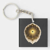 Celestial Sun Moon Symbol Sacred Cosmic Balance Sleutelhanger (voorkant)