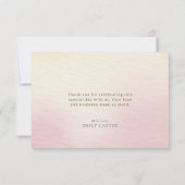 Celestial Sun Moon Watercolor Baby Shower Bedankkaart (Achterkant)