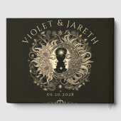 Celestial Sun Moon Wedding Gastenboek (Achterkant)