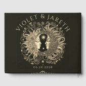 Celestial Sun Moon Wedding Gastenboek (Achterkant)