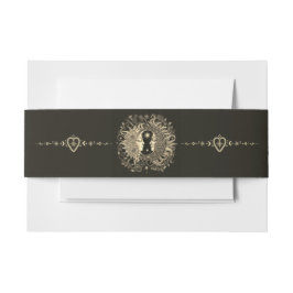 Celestial Sun Moon Wedding Gastenboek Uitnodigingen Wikkel