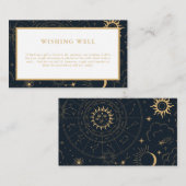 Celestial Sun Moon Wishing Well Enclosure Kaart (Voorkant / Achterkant)