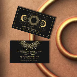 Celestial Sun Moon Yoga Instructor Visitekaartje
