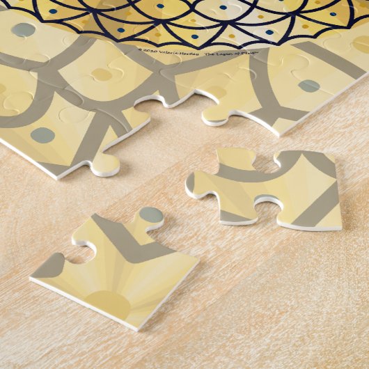 Celestial Sun Puzzle Legpuzzel (Zijkant)