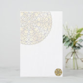 Celestial Sun Stationery Briefpapier (Staand voorkant)