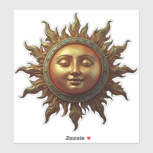 Celestial Sun Sticker (Vel)