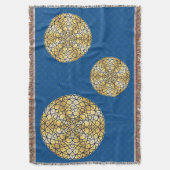 Celestial Sun Throw Blanket Deken (Voorkant Verticaal)