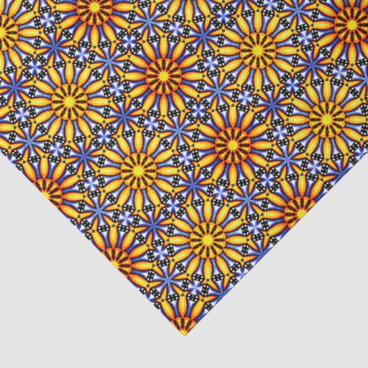 Celestial Sun Tissuepapier (Detail)