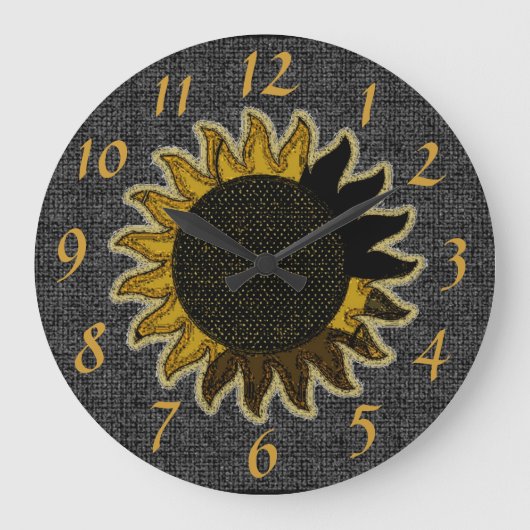 Celestial Sun Wall Clock Grote Klok (Voorkant)