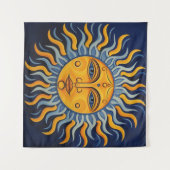 Celestial Sun Wandkleed (Voorkant (horizontaal))