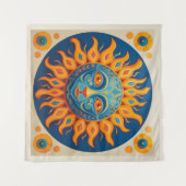 Celestial Sun Wandkleed (Voorkant (horizontaal))