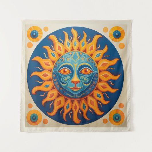 Celestial Sun Wandkleed (Voorkant)