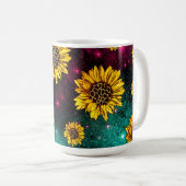 Celestial Sunflower Koffiemok (Voorkant rechts)