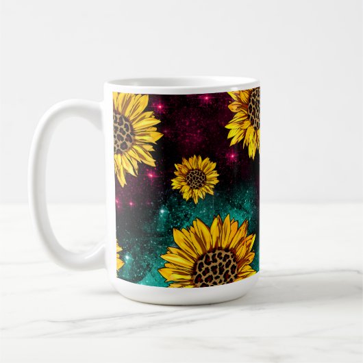 Celestial Sunflower Koffiemok (Links)
