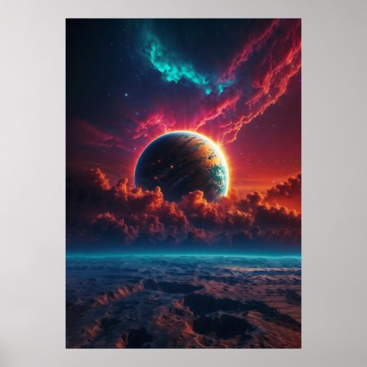 Celestial Sunrise Poster (Voorkant)
