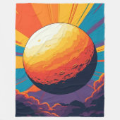 Celestial Sunset Fleece Blanket Deken (Voorkant)