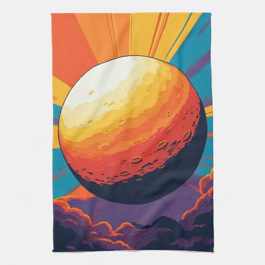 Celestial Sunset Kitchen Towel Theedoek (Verticaal)