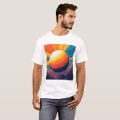 Celestial Sunset Men’s T-Shirt (Voorkant volledig)