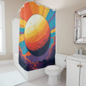 Celestial Sunset Shower Curtain Douchegordijn (In situ)