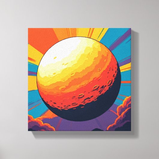Celestial Sunset Stretched Canvas (Voorkant)