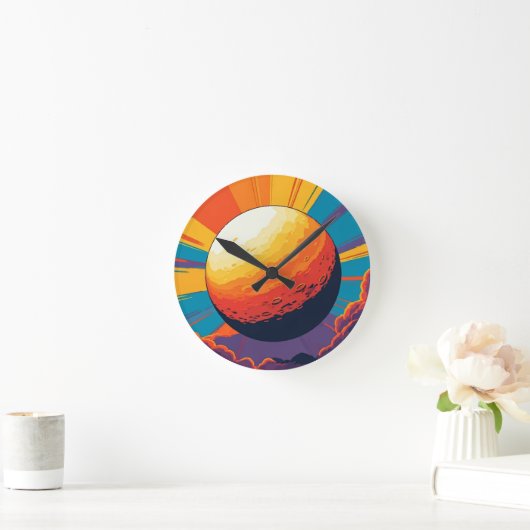 Celestial Sunset Wall Clock Ronde Klok (Huis)