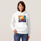 Celestial Sunset Women’s T-Shirt Hoodie (Voorkant volledig)