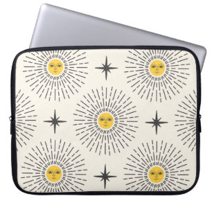 Celestial Sunshine  Pattern Laptop Sleeve