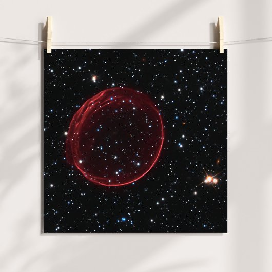 Celestial Supernova Bubble Space Photo Poster