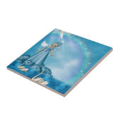 Celestial Swan Guardian Tegeltje (Zijkant)