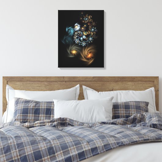 Celestial Swirl Canvas Afdruk (Insitu (Slaapkamer))